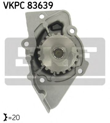 VKPC 83639 SKF - Насос охолоджуючої рідини1
